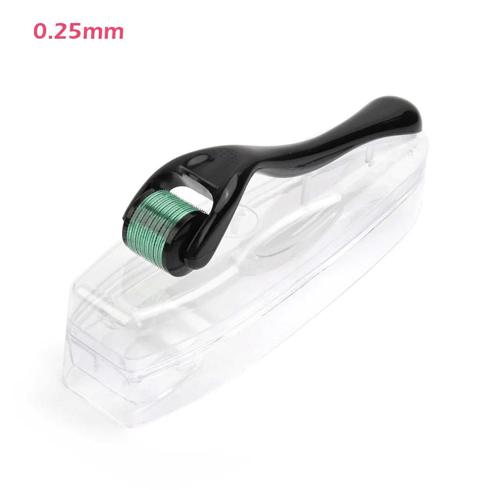 0.25mm green DRS 540 Дерма роликовые иглы медицинская терапия Уход за кожей микро-иглы для лица ролик 0,2 мм/0,25 мм/0,3 мм Игла инструмент для ухода за кожей - Цвет: 0.25mm green