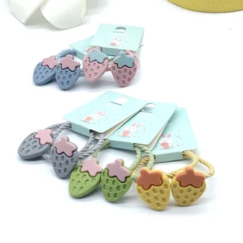 

Girls Cute Cartoon Candy Color Fruit Elastic Hair Bands Scrunchies Ponytail Holder Headbands for Kids Children Hair Accessories