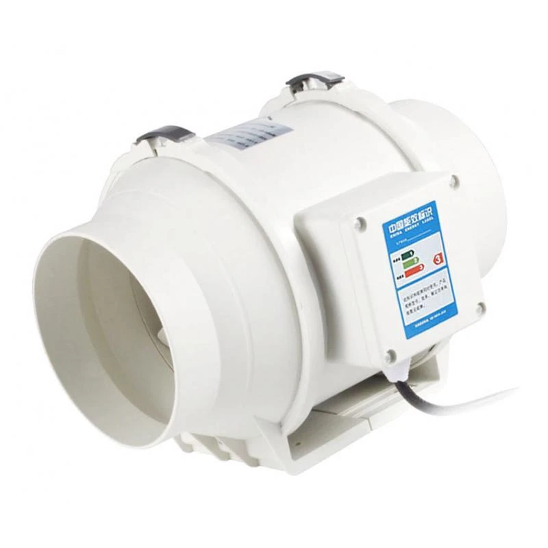 4 Inch Boat ABS White Marine Bilge Air Blower Fan, Electric Caravan