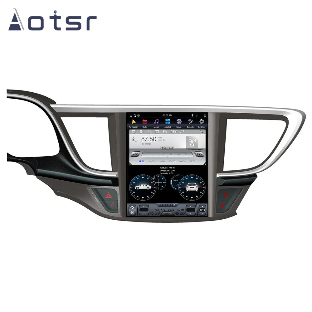 Tesla style px6 Android 8,1 4+ 64G Автомобильный dvd-плеер gps навигация для Buick Hideo+ головное устройство мультимедийный аудиомагнитофон