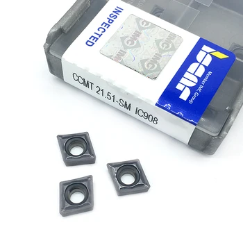 

20PCS CCMT060204 SM IC908 Internal Turning Tools CCMT 060204 Carbide insert Lathe cutter Tool Tokarnyy turning insert