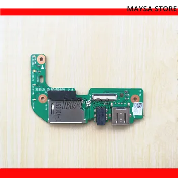 

original Fit For asus X555L X555LD USB AUDIO CARD READER BOARD X555LD_IO BOARD