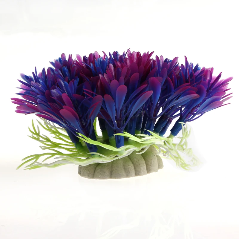 New Ornament Decoration Plastic Artificial Water Grass Plant Aquarium Landscape