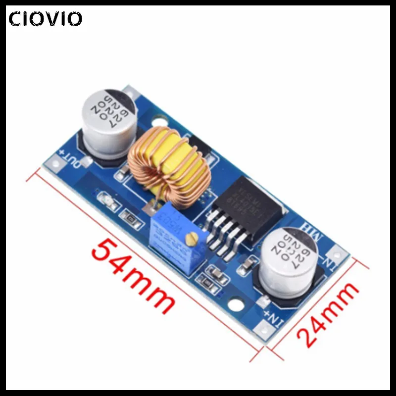 CIOVIO 3 шт. понижающий Регулируемый силовой модуль светодиодный литиевый аккумулятор зарядное устройство с радиатором