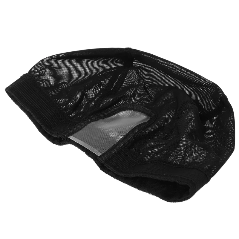 U-part Shape Wig Cap High Quality Weaving Net Mesh DIY Black Stretchy Unisex New