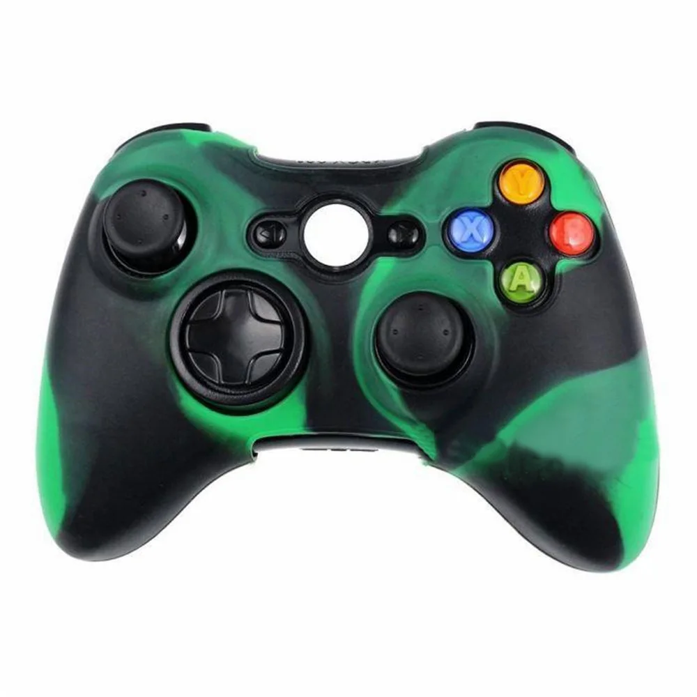 ZOMTOP силиконовый защитный чехол для кожи для Microsoft Xbox 360 беспроводной/проводной контроллер + ручки для большого пальца