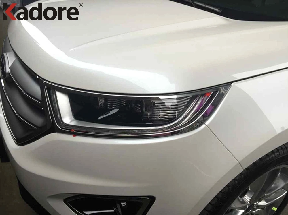 Для Ford Edge 2015 2016 2017 спереди головной светильник лампы детектор Frame Стик для укладки