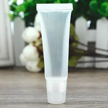 

10Pcs 10ml Empty lip gloss tubes Balm Sunscreen Cream Clear Cosmetic Containers Squeeze Dispensing Bottle Makeup Tools