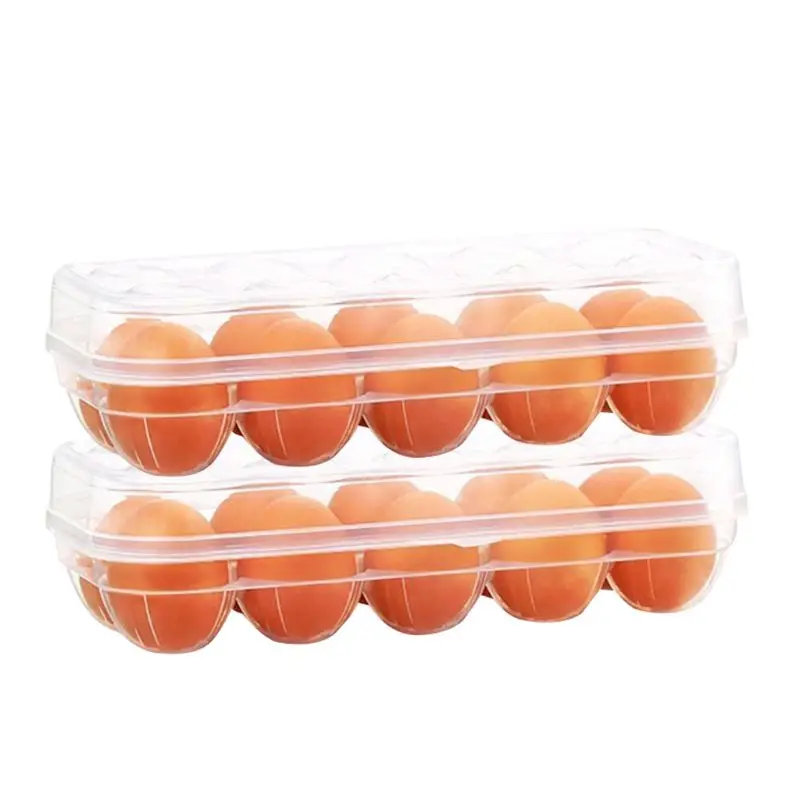 Пластиковый покрытый лоток для яиц держатель, контейнер для хранения и органайзер для холодильника-дюжина секций несущей корзины с крышкой и ручкой