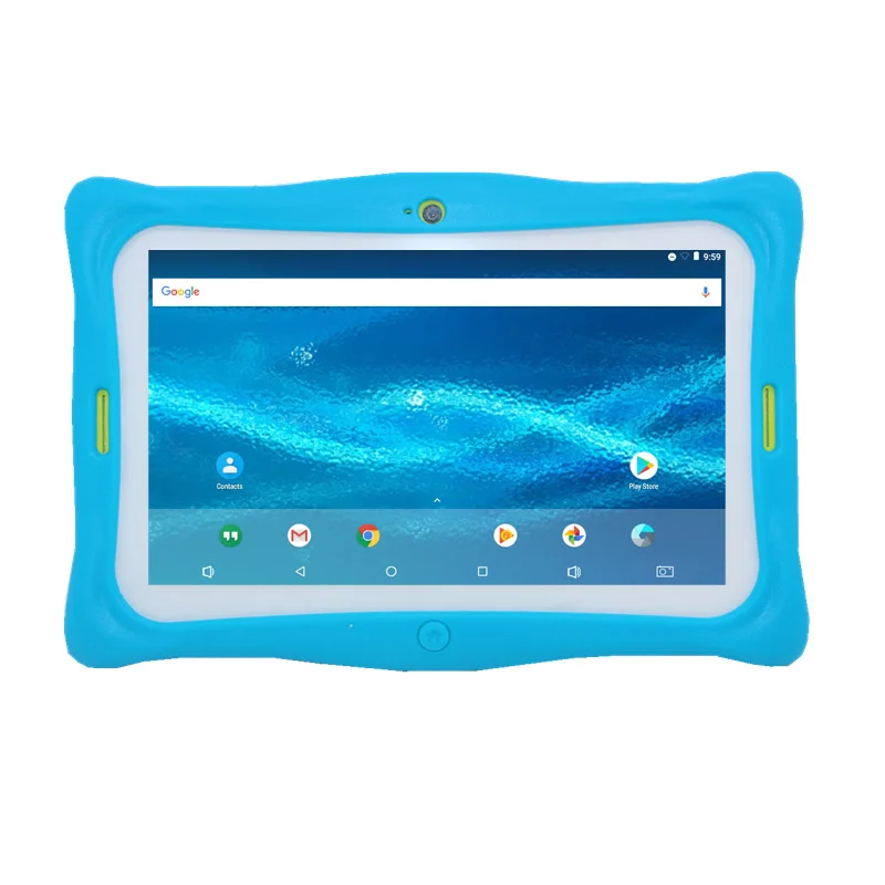 Подарочный защитный силиконовый чехол 7 дюймов RK3126 M760 Детский планшетный ПК Android 7,1 1 Гб+ 16 Гб четырехъядерный детский планшет