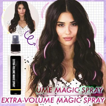 

Extra-Volume Magic Spray Fluffy Long Lasting Shape Mousse Portable Strong Hair Styling Gel Contains Dense Hair Fibers Spray