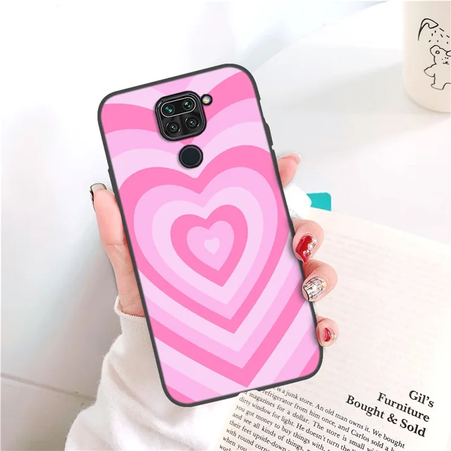 Redmi Note 9 Case For Xiaomi Redmi Note 10 Pro Case Love Heart Funda Redmi 9 9T 9A 9C Note 11 8 9 Pro Poco X3 Pro Mi 11T Cover X271