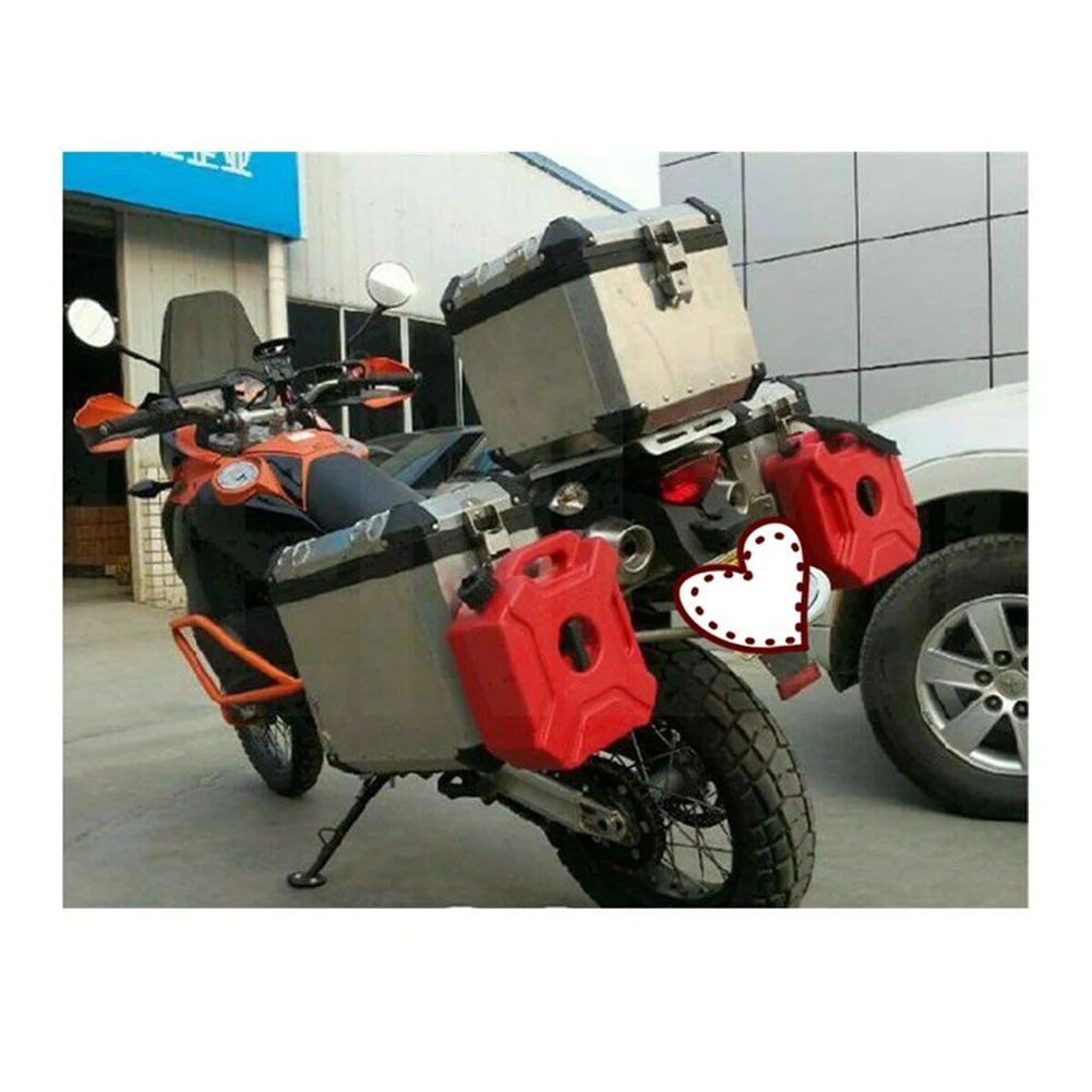 ATV автомобиль 3L Красный Портативный Бензиновый Пластиковый мотоцикл Jerry Can топливный бак газовый контейнер с креплением резервного копирования UTV антистатический