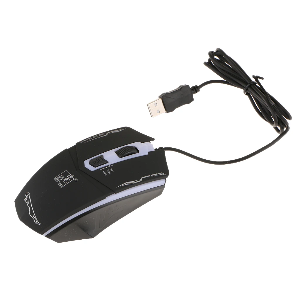 Ergonomic Wired Gaming Mouse 6 Button 1600 DPI USB Computer Mouse Gamer Mice Mause For PC Laptop Desktop Gaming Mouse