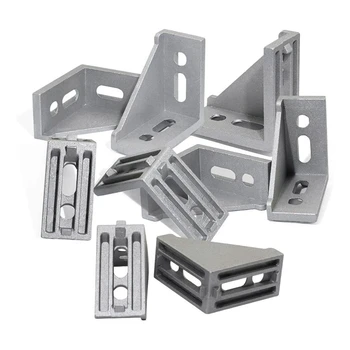 

8Pcs 4080 Inside Corner Bracket Gusset for 4040 Or 4080 Series Aluminum Extrusion Profile with Slot 8mm