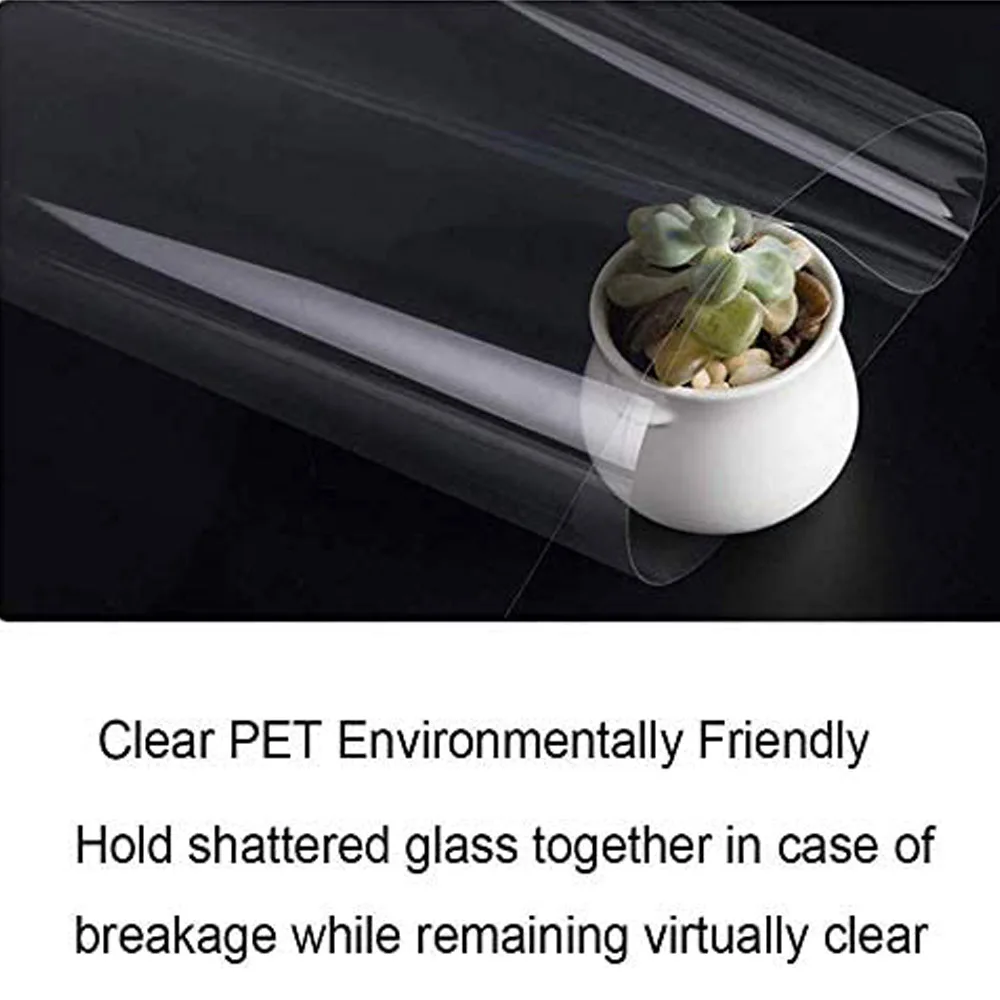 50cm x 10 metre roll Anti Shatter Glass Protection Clear Safety & Security Window Film 50cm x 10 metre roll Anti Shatter Glass Protection Clear Safety & Security Window Film