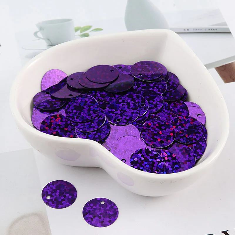 Neue PVC Flache Runde Lose Pailletten 10 gr/beutel Pailletten Nähen Handwerk DIY Zubehör für Kleidungsstück Lentejuelas Para Coser – Detail 4