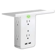 Переключатель гнездо стойки 6 электрических розеток удлинители 2 usb зарядки портов дома DTT88