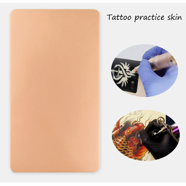 

10Pcs/Set 15*20cm Blank Tattoo Practice Skin Soft Artificial Skin for Tattoo Beginners