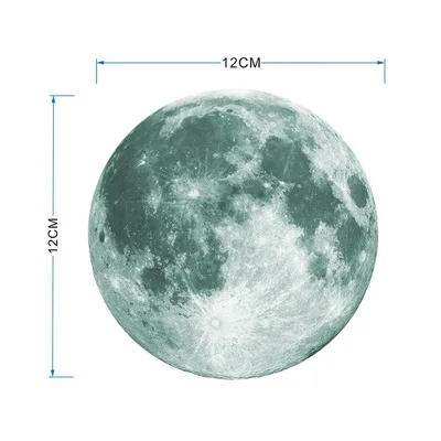 Светится в темноте Луна ведьма Наклейки на стены для празднования Хэллоуина декоративные наклейки Светящиеся Настенные наклейки для детей спальня Потолочный декор Muraux - Цвет: 12cm