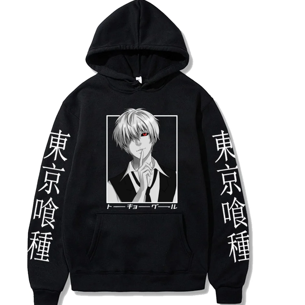 

Tokyo Ghoul Anime Printed Men Hoodie Fashion Sweatshirt Male Pullover Long Sleeve Tops Loose Casual Unisex