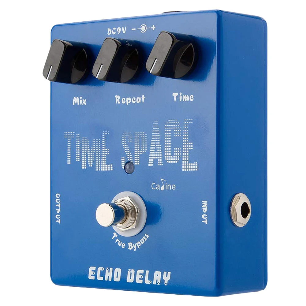 Echo Delay Caline гитарный эффект педаль Песок 8 эффектов искажения/овердрайв/реверберации/Fuzz/Задержка/усиление чистых тонов/хор/басовый компрессор гитары Части - Цвет: Echo Delay