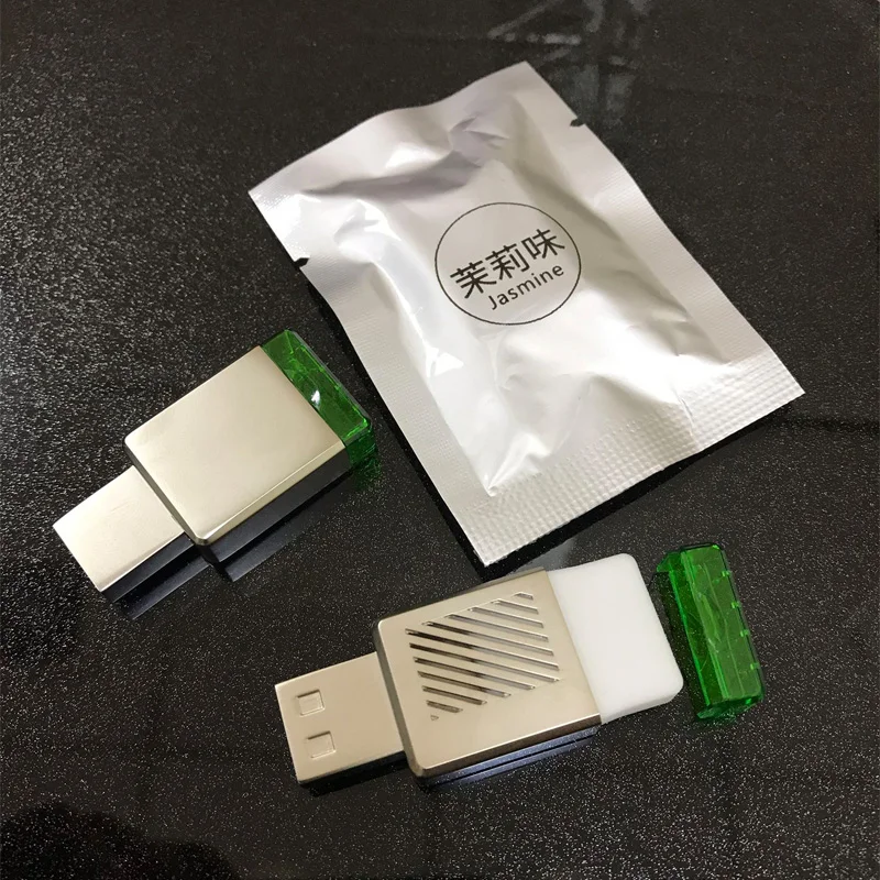 Креативная Автомобильная usb-флешка, музыкальный u-диск, 4 ГБ, 8 ГБ, 16 ГБ, 32 ГБ, 64 ГБ, металлическая Флешка для ароматерапии, автомобильная USB флешка