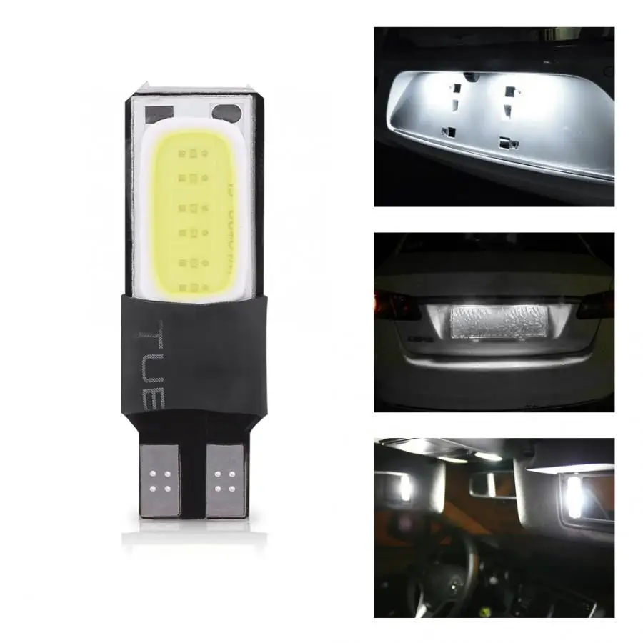 Горячая 10 шт. T10 W5W 6SMD Автомобильный светодиодный светильник Canbus ОШИБОК COB боковая сигнальная пластина зажигалки автомобильные аксессуары