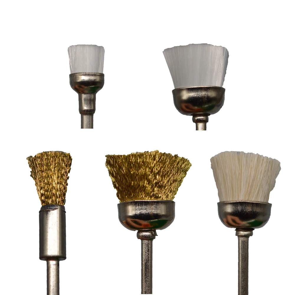 NAILTOOLS 1pcs Steel Wire Wheel Buffing Drill bit Rotary Tools Grinder Welding clean Cups for