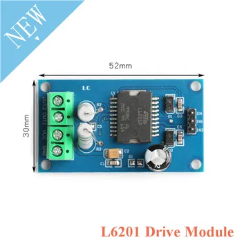 

SCM DC Motor Control Module L6201 Drive Module DC 3.3V-5.5V 7.2V-30V Single Chip Microcomputer