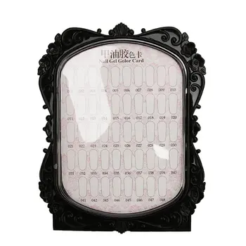 

Nail Armor Nail Polish Rubber Color Card Swatch Display Template Manicure Tool