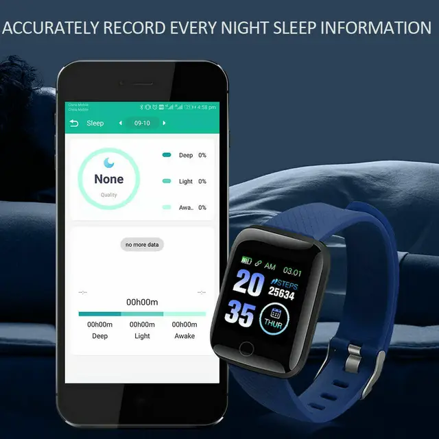 Smart Watch Men Women Bluetooth-Compatible Heart Rate Blood Pressure Fitness Sports Steps Kid Monitor Smartwatch 5