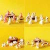 10Pcs/rabbit bunny/miniatures/lovely cute/fairy garden gnome/moss terrarium decor/crafts/bonsai figurine/DIY doll house supplies ► Photo 1/6