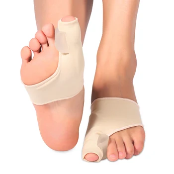

1 Pair Bunion Pads Toe Bunion Corrector Protector Gel Spandex Toe Reforzadores Spreader Silicone Hallux Valgus Orthosis
