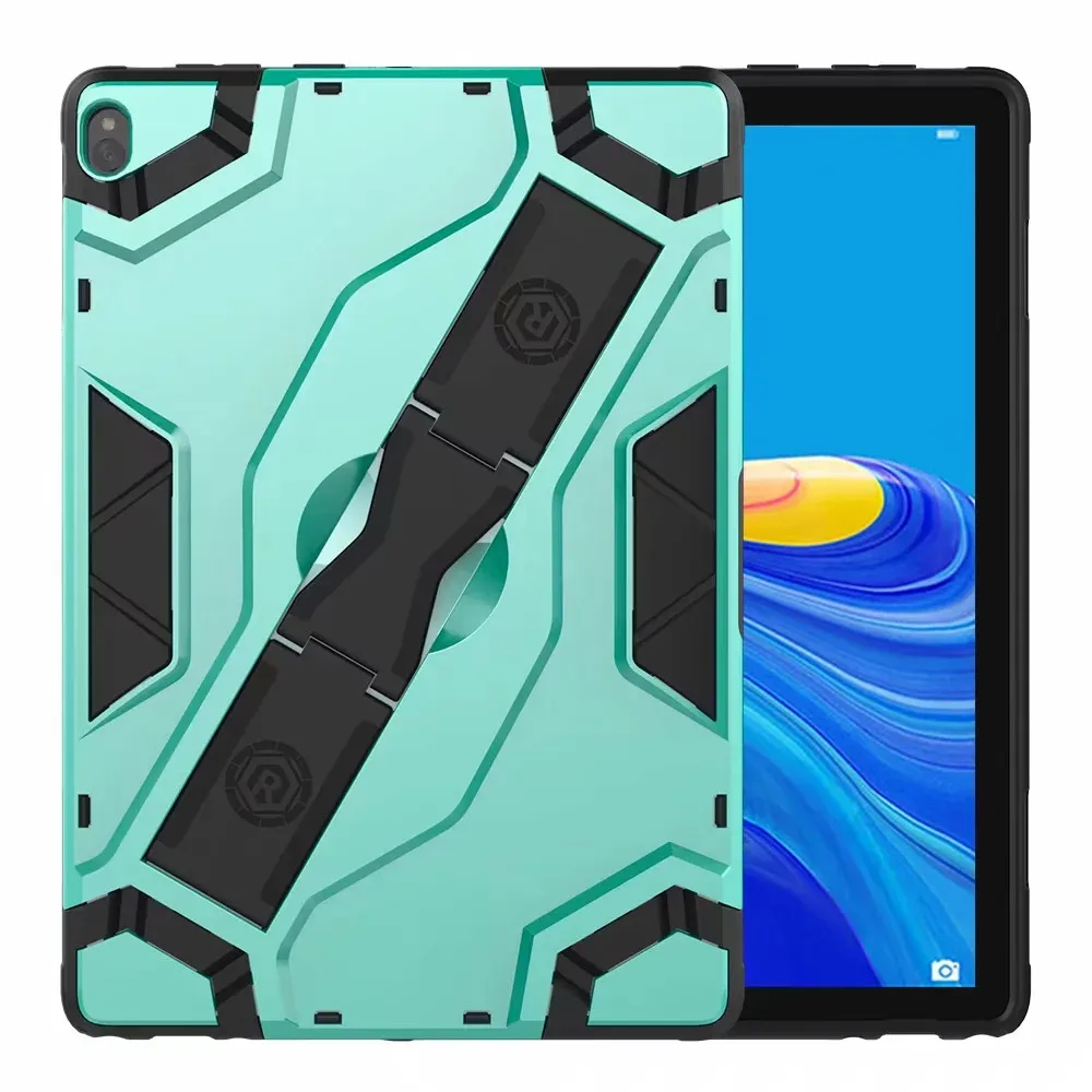 Зеленый Противоударный чехол для lenovo Tab P10 TB-X705L TB-X705F 10,", портативный чехол-подставка для планшета, чехол для lenovo P10, Чехол+ пленка+ ручка - Цвет: Зеленый