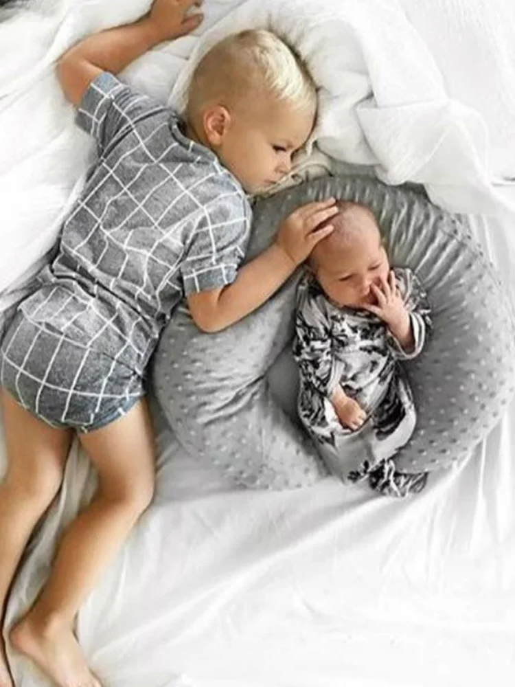 Nursing Pillow Cover Soft Breastfeeding Pillow Case Slipcover 6