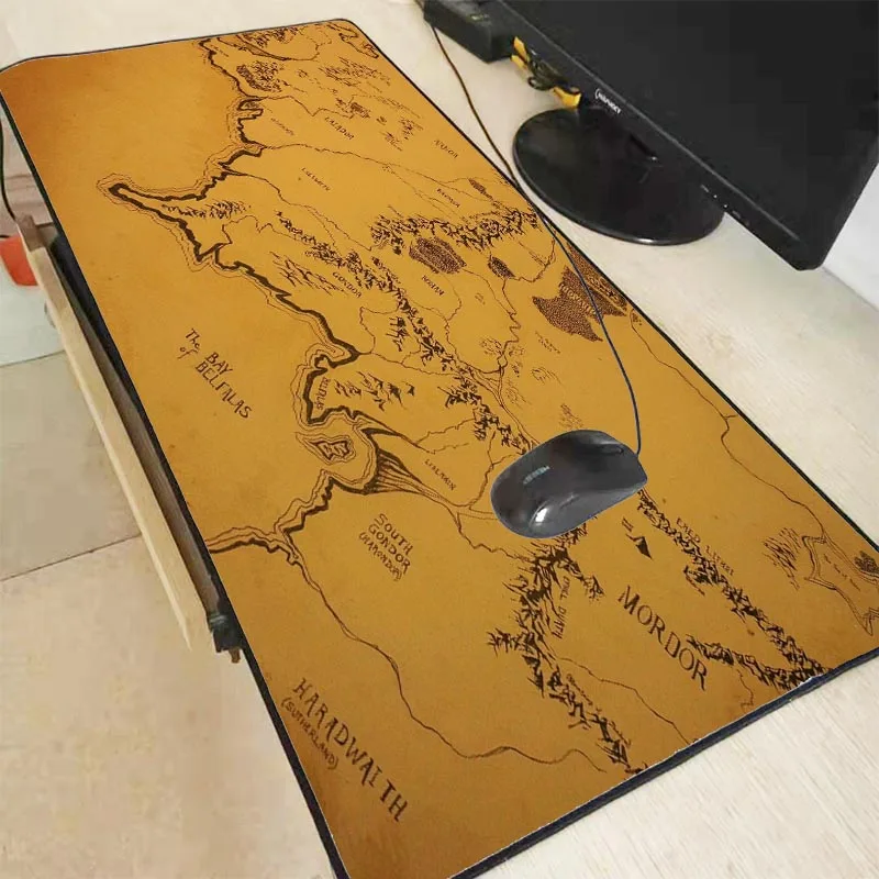 MRGBEST World Map Gaming Mouse Pad Computer Gamer pad Large Game Rubber No-slip Mat Anime Big Mause for PC Laptop | Компьютеры и офис