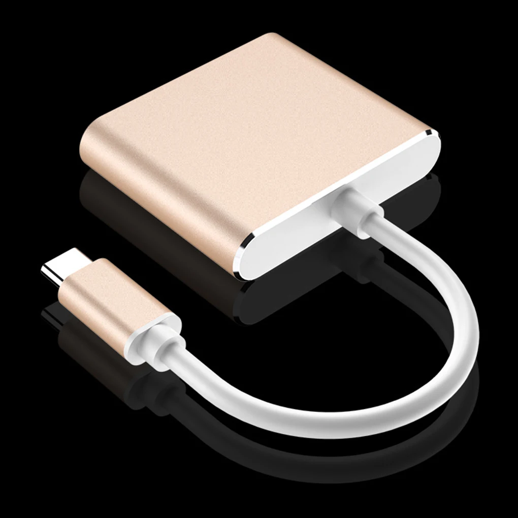 USB C концентратор тип-c к VGA USB3.0 PD зарядный адаптер ноутбук кабель конвертер док-станция телефон адаптер