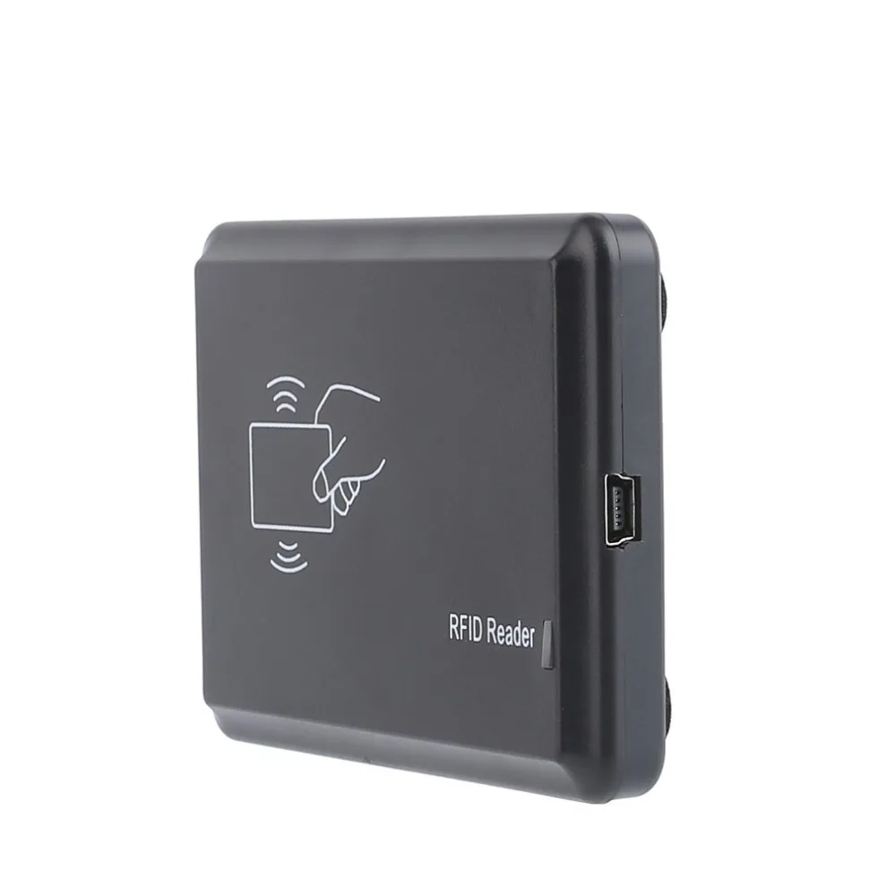 USB 125Khz RFID EM4305 T5567 Card Reader Programmer Burner+ 5 ID Key Buckles+ 5 ID Cards