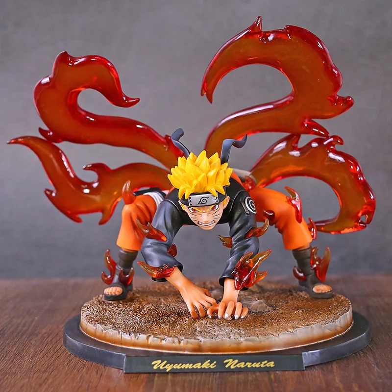 Аниме Фигурка Узумаки Наруто фигурка Shippuden LS GK Ninetales Наруто кьюби Курама Коллекционная модель ПВХ фигурка игрушки