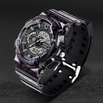 

SANDA Brand Wrist Watch Men Watches Military Army Sport Style Wristwatch Dual Display Male Watch For Men Clock Waterproof Hours