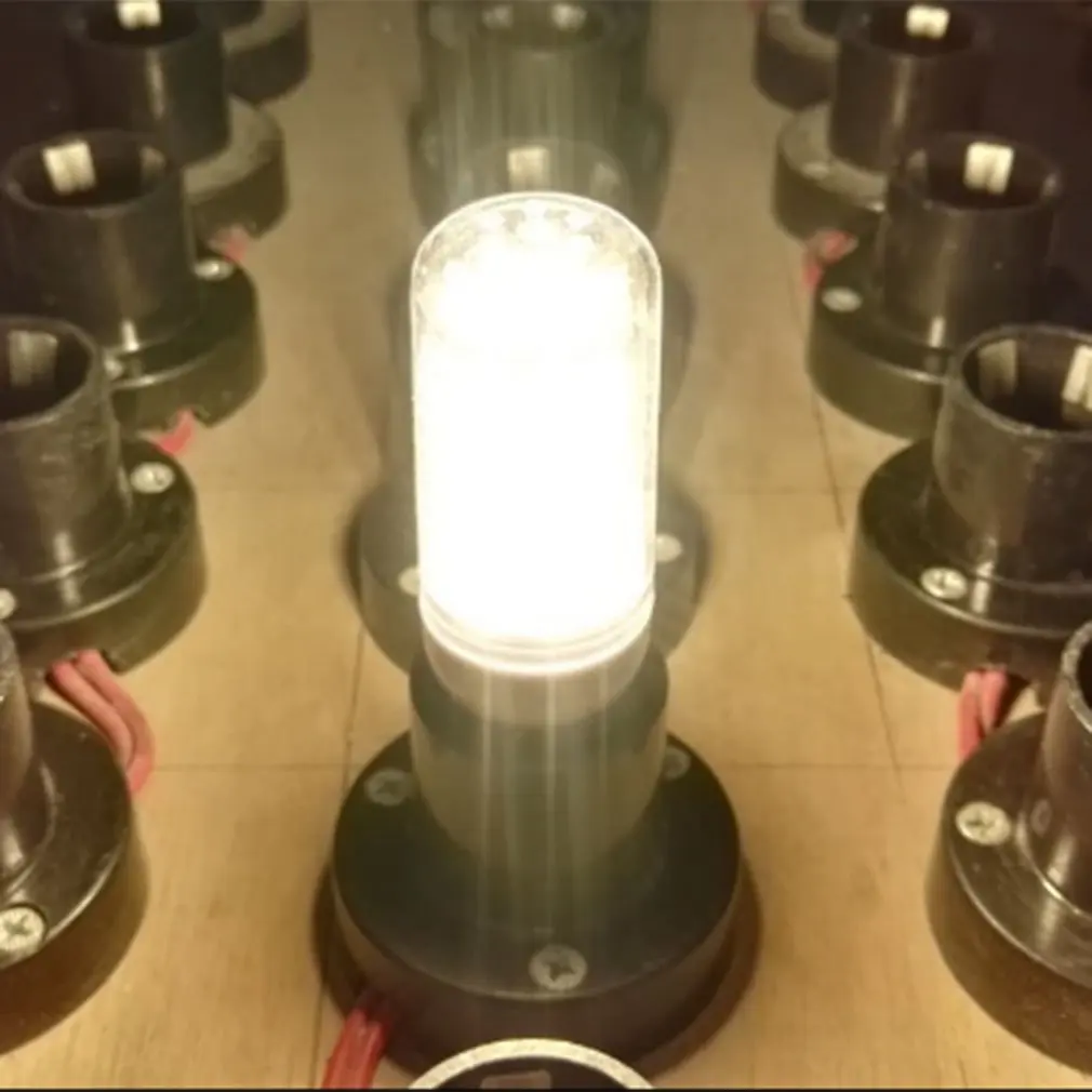 E14 72LED 4014 SMD Белая/теплая белая крышка Кукуруза лампа AC110V