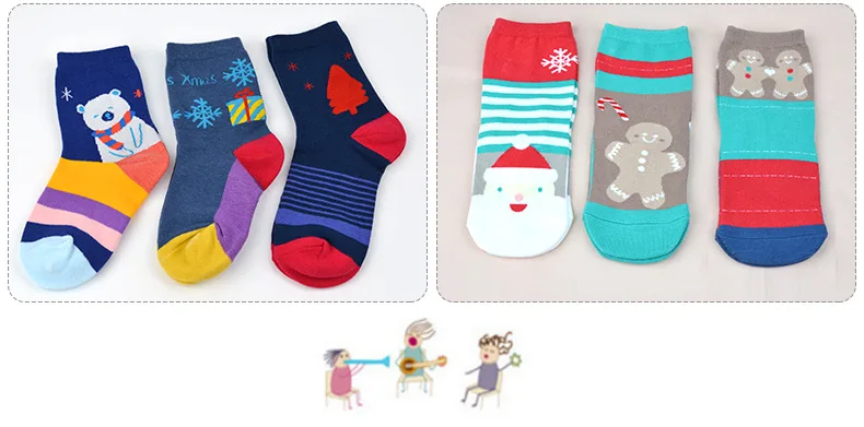 CHILDREN'S Socks Combed Cotton Kids Cotton Socks Cartoon Children Tube Socks Sweat Absorbing Primary School STUDENT'S Athletic S