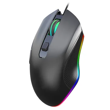 

Wired Glowing Mouse Gaming Mouse USB Optical Computer Mice 7 Programmable Button JHP-Best