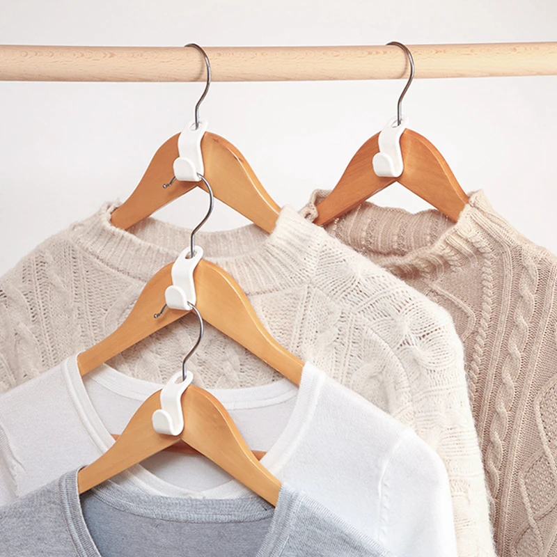 Newest Arrival 6pcs Clothes Hanger Connector Hooks Space Saving Coat newest-arrival-6pcs-clothes-hanger-connector-hooks-space-saving-coat