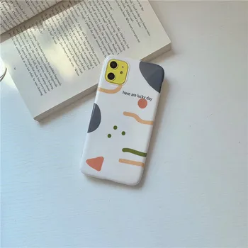 

Art Retro Abstract Geometry Phone Case For iPhone 11 Por Max X Xsmax Xr 7 7 Puls 6 6S 7 8 Puls Cases Cute Soft Silicone Cover