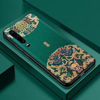 

Emboss Leather Phone Case For Huawei P20 Pro P30 Lite Nova 3 3i 5T Honor 10 20S 20 Pro 8X 9X Play Play3 10i 20i Cover Coque