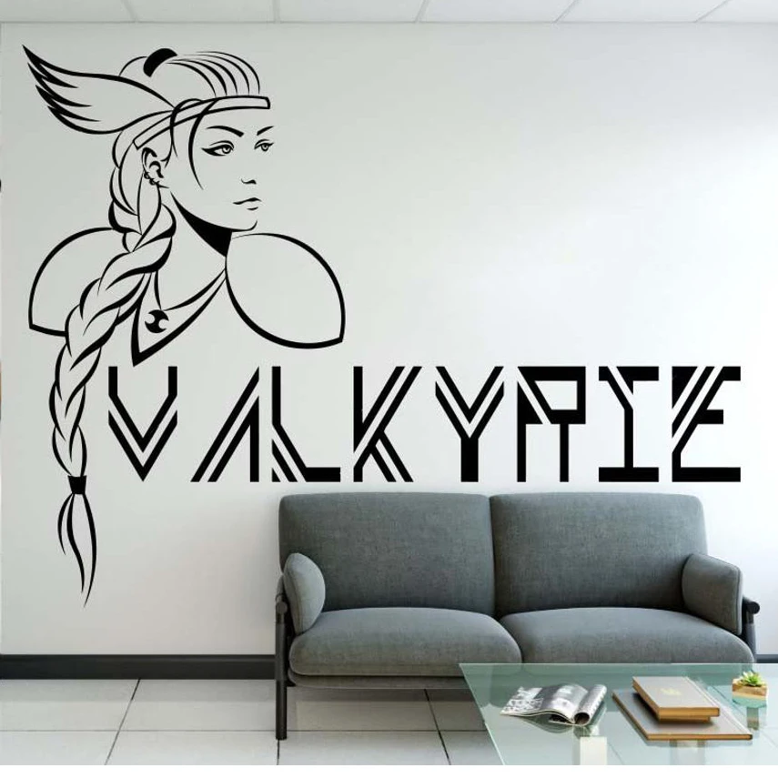 Viking Warrior Norse A Vinyl Sticker Wall Poster Bedroom Car Bike Window Decal