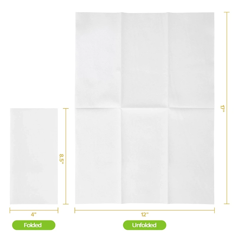 Linen Feel Guest Towels Disposable Cloth Like Paper Hand Napkins Soft, Absorbent, Paper Hand Towels for Kitchen, Bathroom,