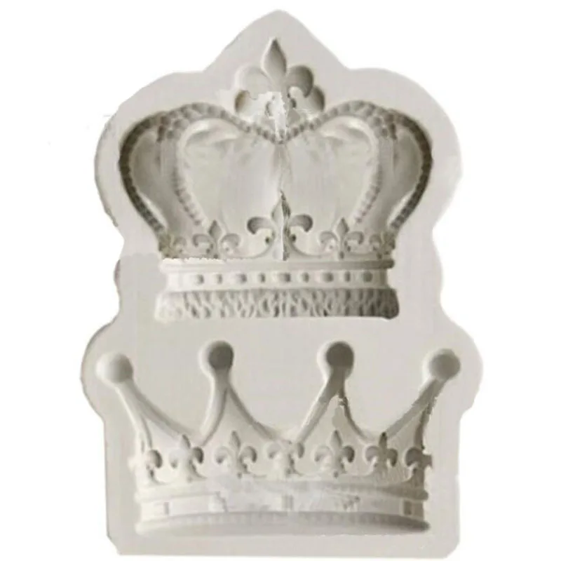 Короны от принцессы королевы короны молдинги искусственная помадка торт кекс